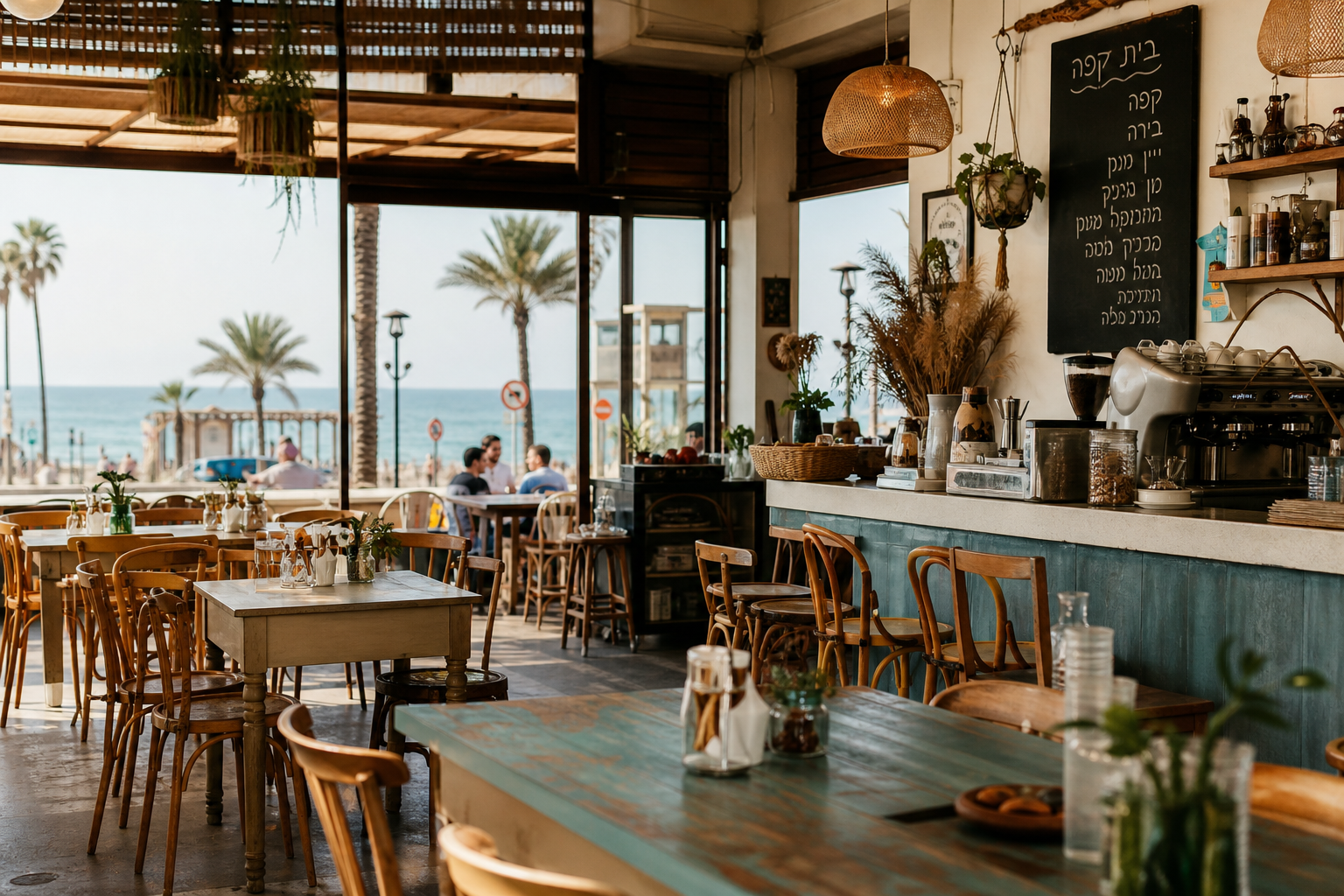 Inside Netanya Cafe